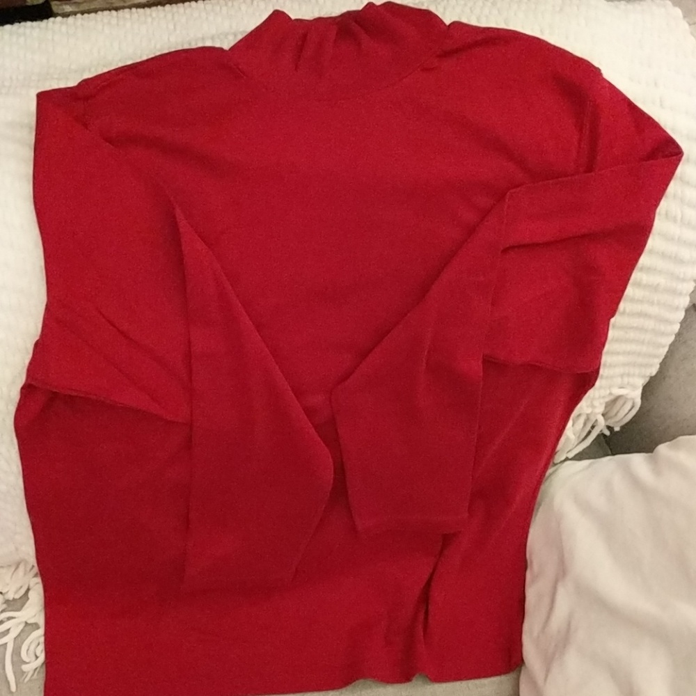 Talbots 1x Crimson Mockneck